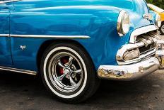 Caribbean, Cuba, Havana. Havana's vintage cars. 1952 Chevrolet DeLuxe.-Emily M Wilson-Premier Image Canvas