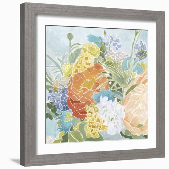 Emily's Garden II-Megan Meagher-Framed Art Print