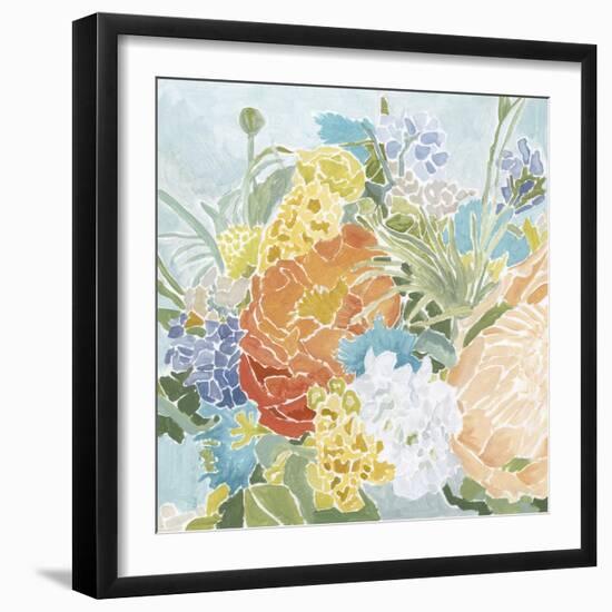 Emily's Garden II-Megan Meagher-Framed Art Print