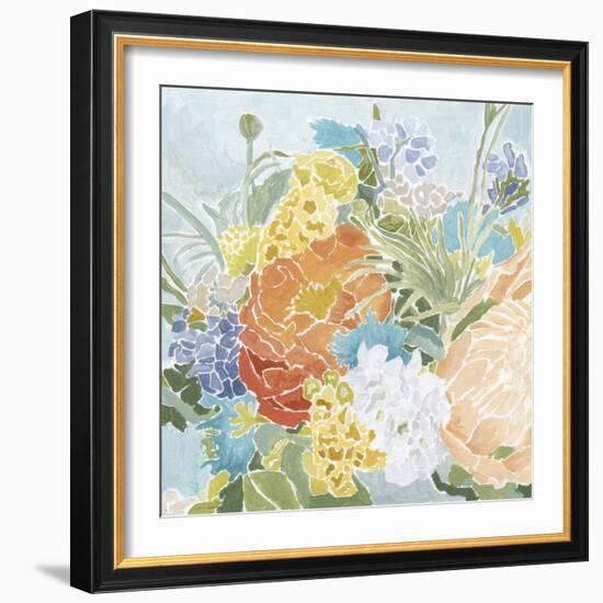 Emily's Garden II-Megan Meagher-Framed Art Print