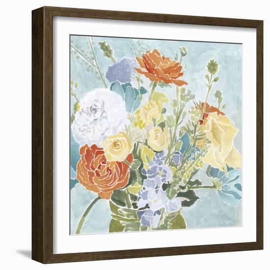 Emily's Garden III-Megan Meagher-Framed Art Print