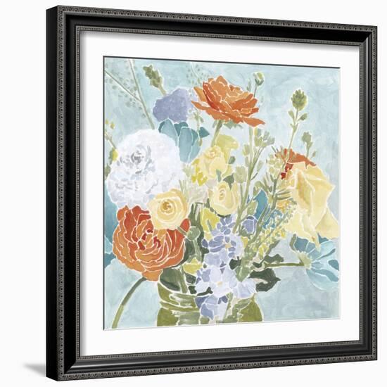 Emily's Garden III-Megan Meagher-Framed Art Print