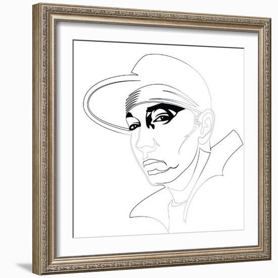 Eminem-Logan Huxley-Framed Art Print