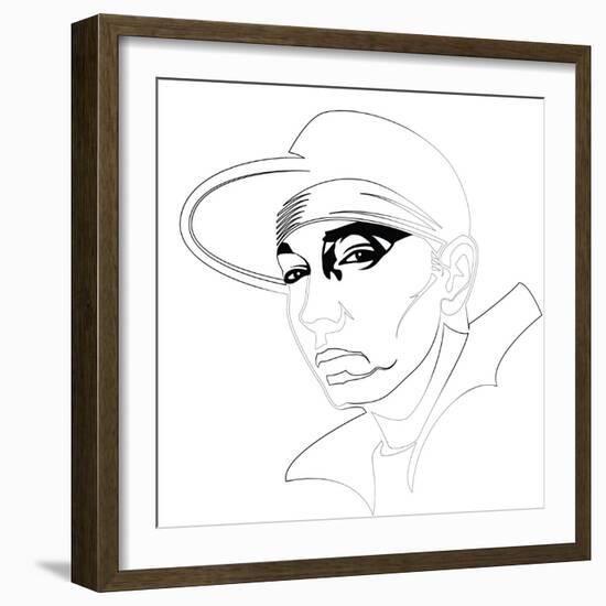 Eminem-Logan Huxley-Framed Art Print