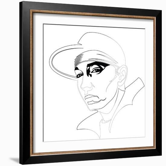 Eminem-Logan Huxley-Framed Art Print