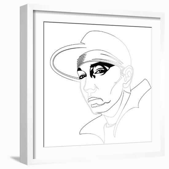 Eminem-Logan Huxley-Framed Art Print