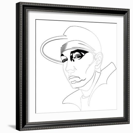 Eminem-Logan Huxley-Framed Art Print