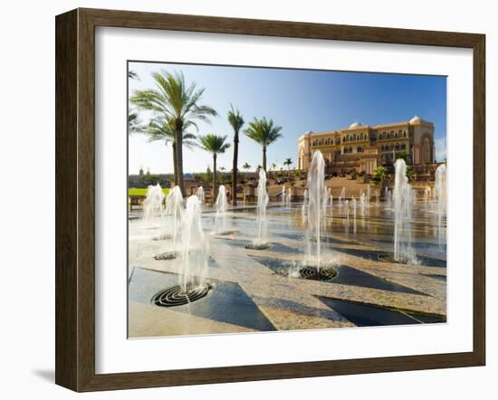 Emirates Palace Hotel, Abu Dhabi, United Arab Emirates, Middle East-Alan Copson-Framed Photographic Print