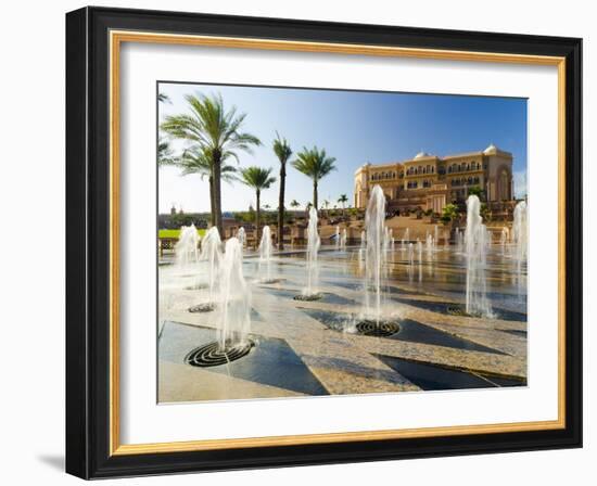 Emirates Palace Hotel, Abu Dhabi, United Arab Emirates, Middle East-Alan Copson-Framed Photographic Print