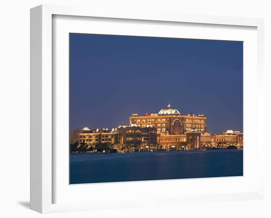 Emirates Palace Hotel, Abu Dhabi, United Arab Emirates, Middle East-Angelo Cavalli-Framed Photographic Print