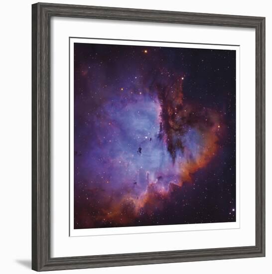 Emission Nebula and Open Cluster in Cassiopeia-Robert Gendler-Framed Giclee Print