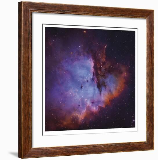 Emission Nebula and Open Cluster in Cassiopeia-Robert Gendler-Framed Giclee Print