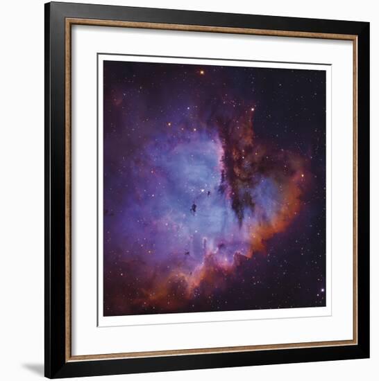 Emission Nebula and Open Cluster in Cassiopeia-Robert Gendler-Framed Giclee Print