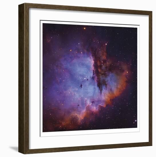 Emission Nebula and Open Cluster in Cassiopeia-Robert Gendler-Framed Giclee Print