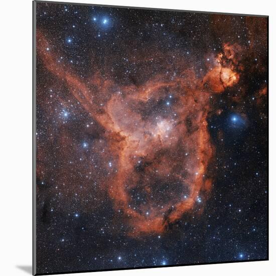 Emission Nebula IC 1805-Davide De Martin-Mounted Premium Photographic Print