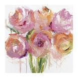 Pink Peonies-Emma Bell-Stretched Canvas
