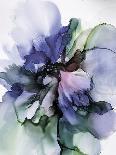 Sage And Teal Flowers 2-Emma Catherine Debs-Art Print