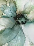 Sage And Teal Flowers 2-Emma Catherine Debs-Mounted Art Print