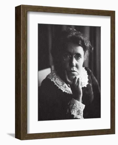 Emma Goldman, Russian-born American anarchist and agitator, early 20th century-Unknown-Framed Photographic Print