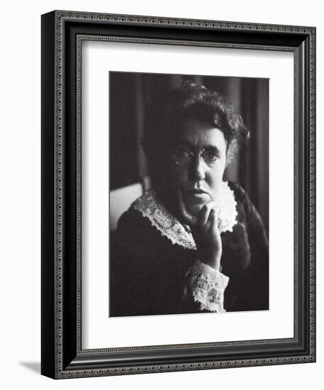 Emma Goldman, Russian-born American anarchist and agitator, early 20th century-Unknown-Framed Photographic Print