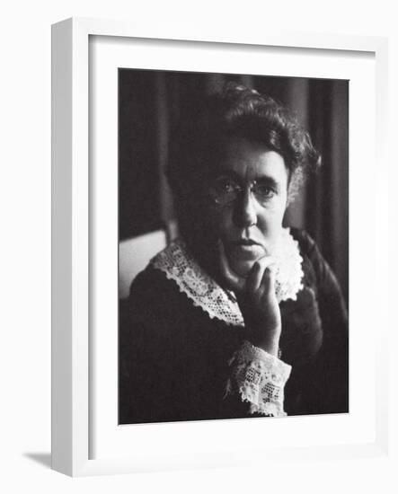 Emma Goldman, Russian-born American anarchist and agitator, early 20th century-Unknown-Framed Photographic Print