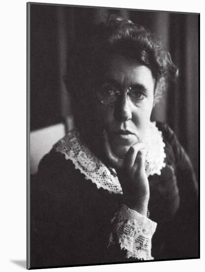 Emma Goldman, Russian-born American anarchist and agitator, early 20th century-Unknown-Mounted Photographic Print