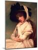 Emma Hart, Later Lady Hamilton, in a Straw Hat, C.1782-94-George Romney-Mounted Giclee Print
