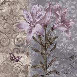 Indigo Deco Flower II-Emma Hill-Stretched Canvas