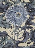 Indigo Deco Flower I-Emma Hill-Stretched Canvas