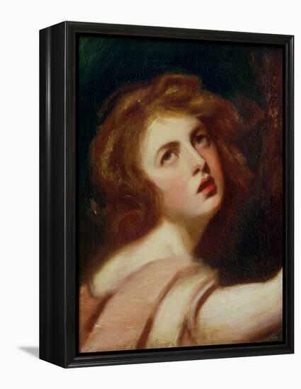 Emma Lady Hamilton (1761-1815) as Miranda-George Romney-Framed Premier Image Canvas