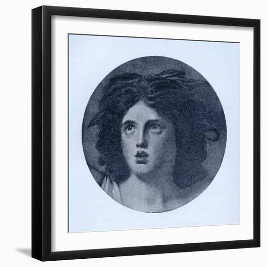 Emma Lady Hamilton-George Romney-Framed Giclee Print