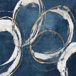 Abstract Blue Circles II-Emma Peal-Art Print