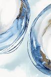 Varied Blue Abstract-Emma Peal-Framed Art Print