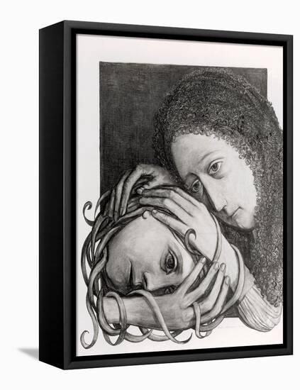 (Emma with Snakes Hair "Consoling Heads", 1975-Evelyn Williams-Framed Premier Image Canvas