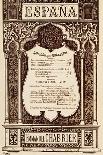 Title Page of Espana Rhapsody for Orchestra-Emmanuel Chabrier-Framed Giclee Print