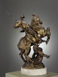 Saint Georges combattant le dragon-Emmanuel Fremiet-Giclee Print