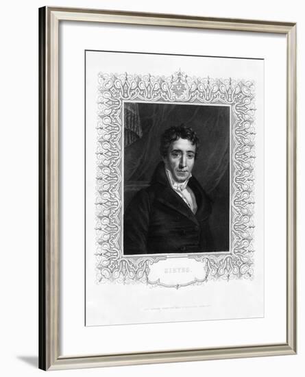 Emmanuel Joseph Sieyes, French Clergyman and Statesman, 19th Century-WH Mote-Framed Giclee Print