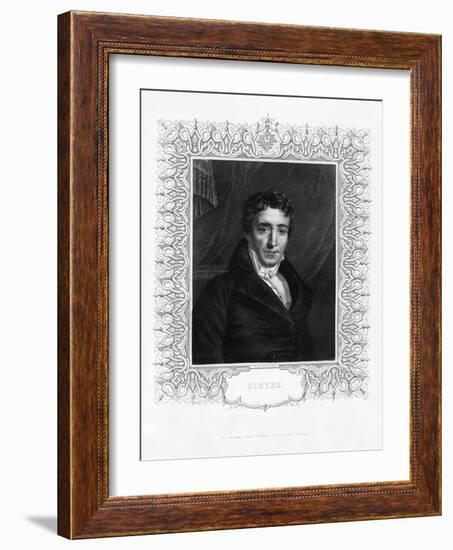 Emmanuel Joseph Sieyes, French Clergyman and Statesman, 19th Century-WH Mote-Framed Giclee Print