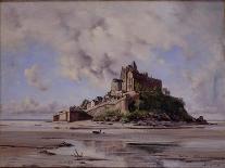 Mont Saint-Michel, North-East Side, 1881-Emmanuel Lansyer-Mounted Giclee Print