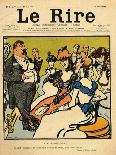 The Day before the Wedding, Cartoon from the Cover of 'Le Rire', 26th August 1899-Emmanuel Poire Caran D'ache-Premier Image Canvas