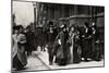 Emmeline Pankhurst Carrying a Petition from the Third Women's Parliament to the Prime Minister-English Photographer-Mounted Photographic Print