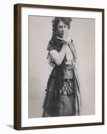 Emmy Destinn Czech Opera Singer as Carmen-null-Framed Photographic Print
