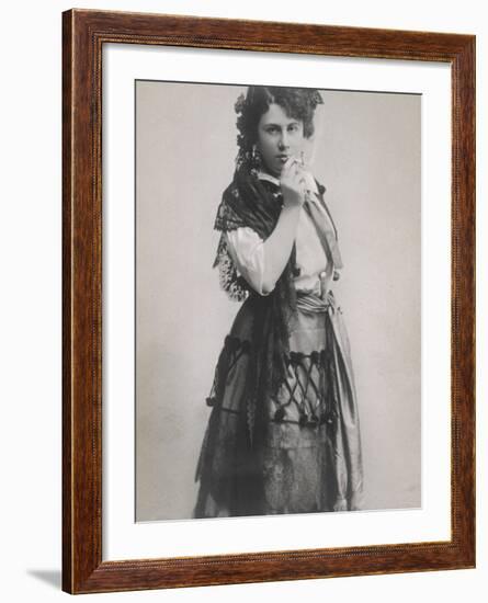 Emmy Destinn Czech Opera Singer as Carmen-null-Framed Photographic Print