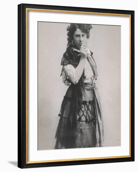 Emmy Destinn Czech Opera Singer as Carmen-null-Framed Photographic Print