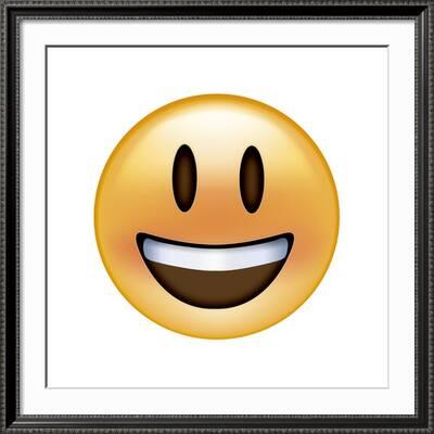 Emoji Big Smile Giclee Print Ali Lynne Art Com