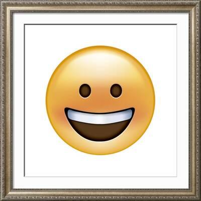 Personalized Smiling Face Smiling Eyes Emoji Bib – Designs by Chad