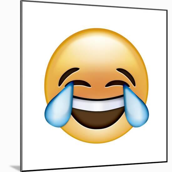 Emoji Cry Laugh-Ali Lynne-Mounted Giclee Print