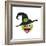 Emoji One Eye Witch-Ali Lynne-Framed Giclee Print