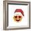 Emoji Smile Heart Xmas Hat-Ali Lynne-Framed Giclee Print