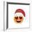 Emoji Smile Heart Xmas Hat-Ali Lynne-Framed Giclee Print